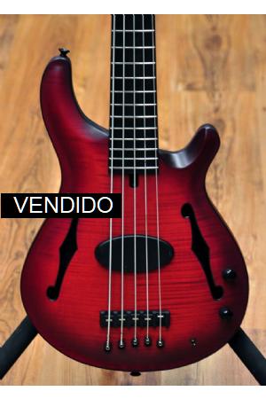 Mensinger Joker Bass 5p Hollowbody 2 Tone Redburst Transparent Mensinger Joker Bass 5p Hollowbody 2 Tone Redburst Transparent